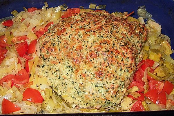 Stuffed Turkey Roast with Herb Crust
