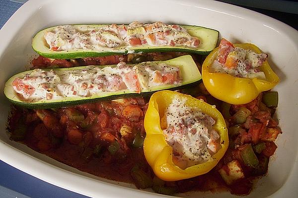 Stuffed Vegetables with Cream Cheese