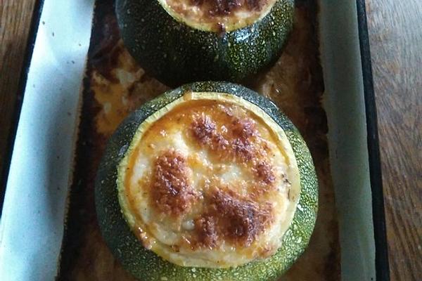 Stuffed Zucchini Greek Style