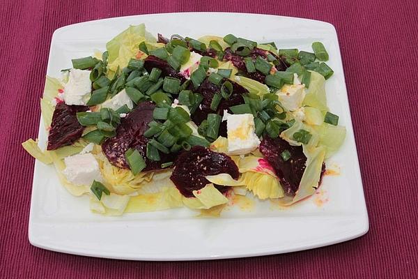 Sugar Loaf Salad with Beetroot and Feta