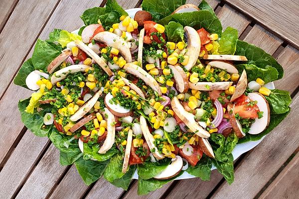 Summer Salad in Honey Mustard Dressing