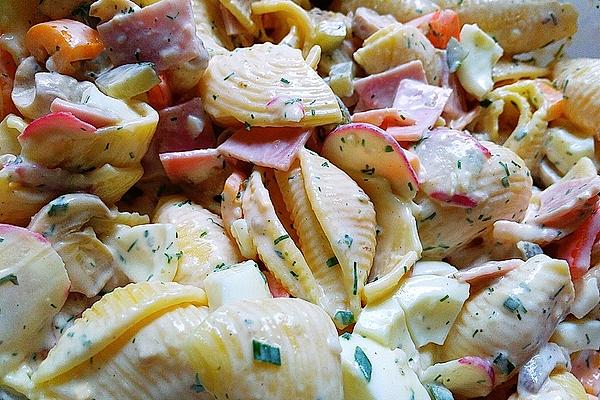 Summery Radish Pasta Salad