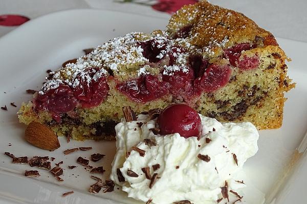 Super Easy Chocolate and Cherry Cake