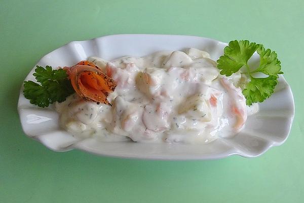 Swedish Potato Salad with Salmon