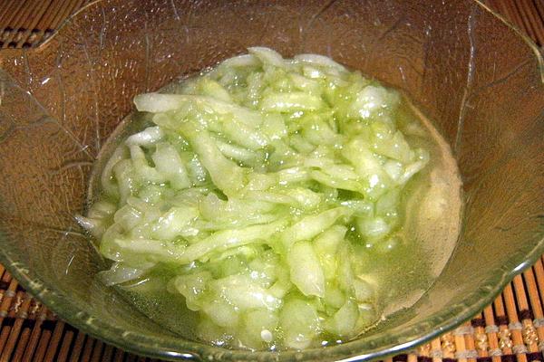 Sweet Cucumber Salad with Lemon Dressing