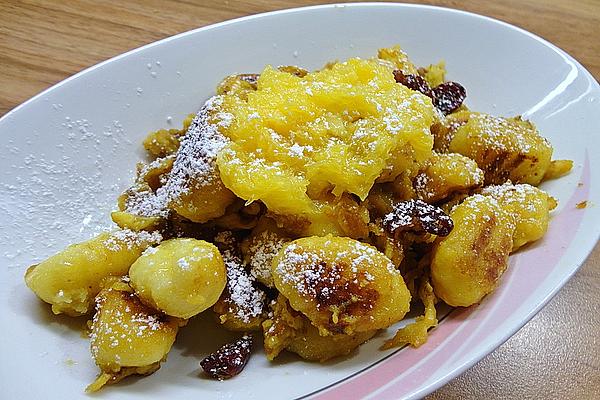 Sweet Gnocchi with Egg and Cranberries