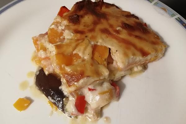 Sweet Potato and Aubergine Lasagna