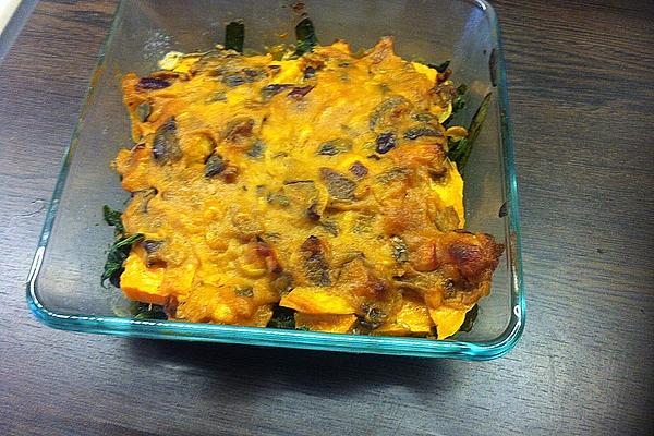 Sweet Potato Casserole with Spinach