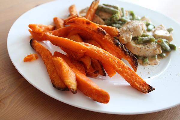 Sweet Potato Fries Out Of Oven