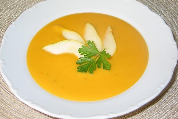 Sweet Potato Soup with Pears