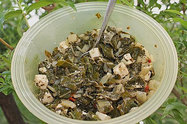 Swiss Chard Feta Salad