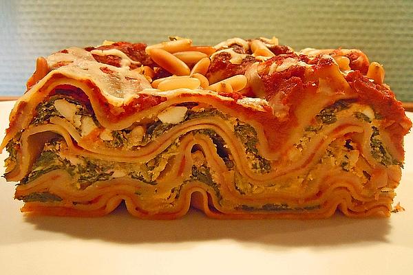 Swiss Chard Lasagna with Sheep Cheese