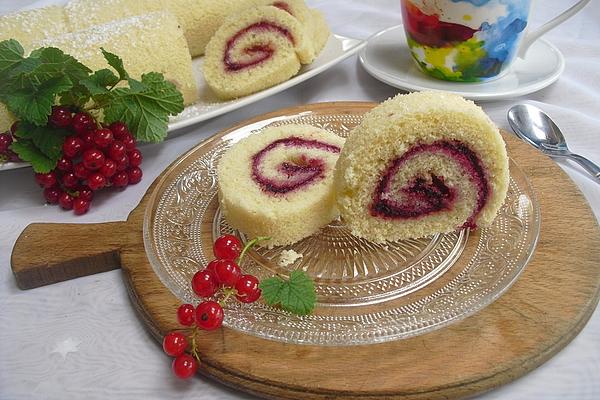 Swiss Roll with Jam Filling