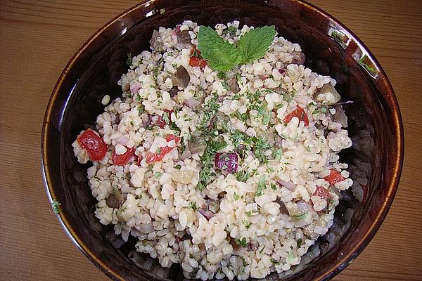 Tabbouleh with Eggplant