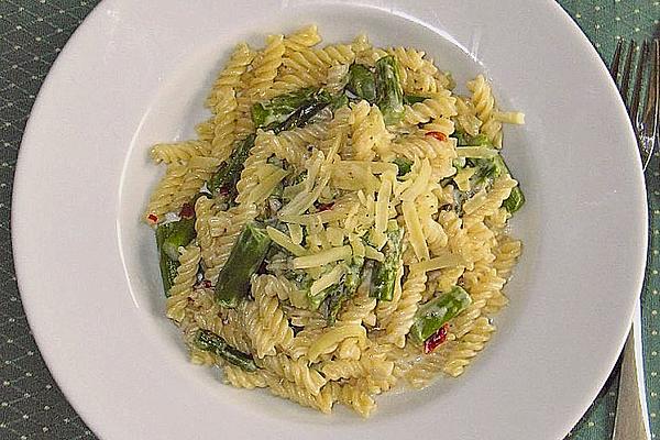 Tagliatelle with Green Asparagus