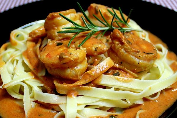 Tagliatelle with King Prawns