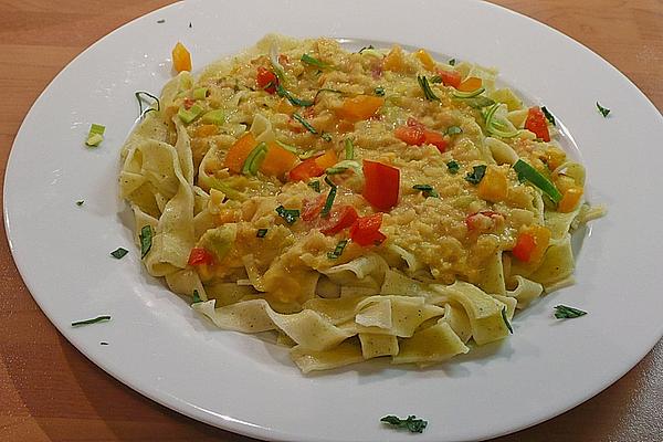 Tagliatelle with Lentil Curry
