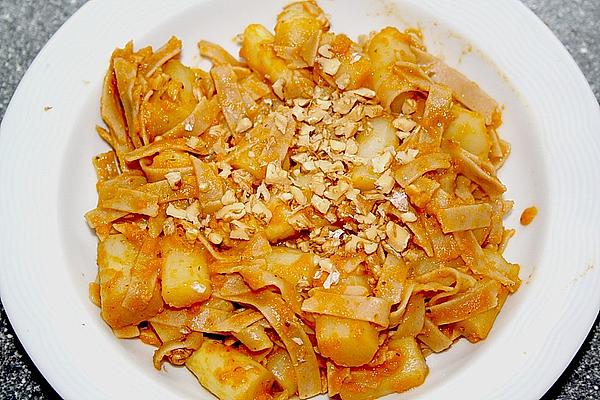 Tagliatelle with Walnut and Carrot Sauce