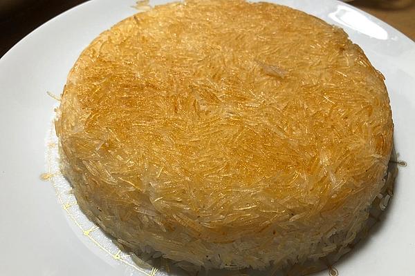 Tahdig with Saffron (without Potatoes)