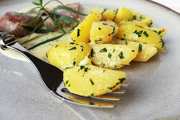 Tarragon Potatoes in Cream