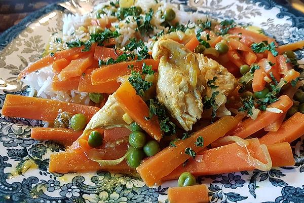 Thai Chicken with Carrots and Onions