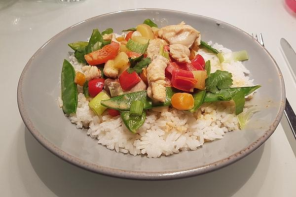 Thai Coconut Chicken with Vegetables