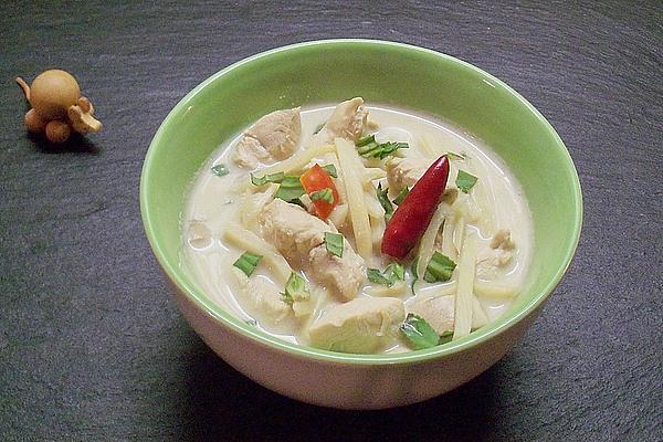 Thai Coconut Soup with Shrimp or Chicken