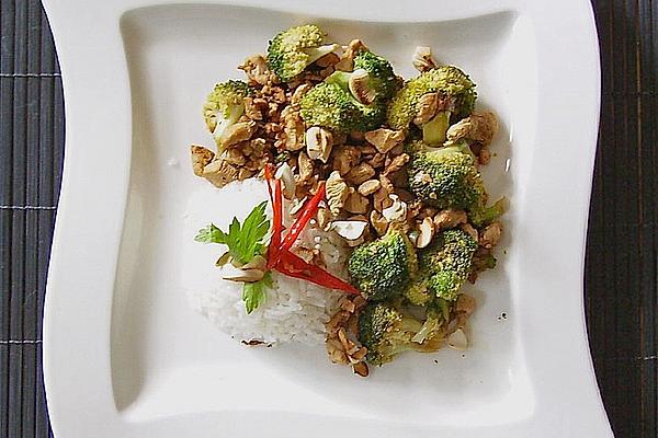Thai Fried Chicken with Broccoli