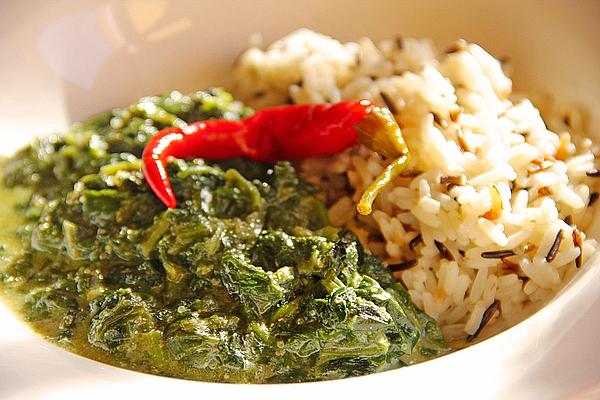 Thai Spinach with Coconut Milk