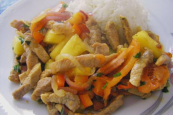 Thai Style Sweet and Sour Pork