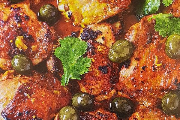Tipsy Chicken with Olives