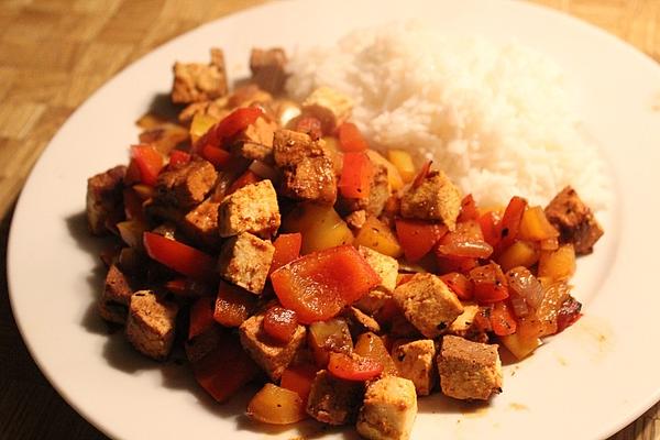Tofu – Paprika Pan