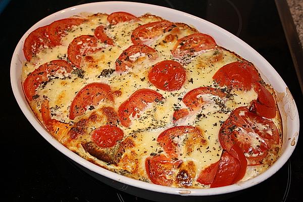 Tomato and Mozzarella Couscous Bake