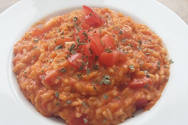 Tomato and Mozzarella Risotto
