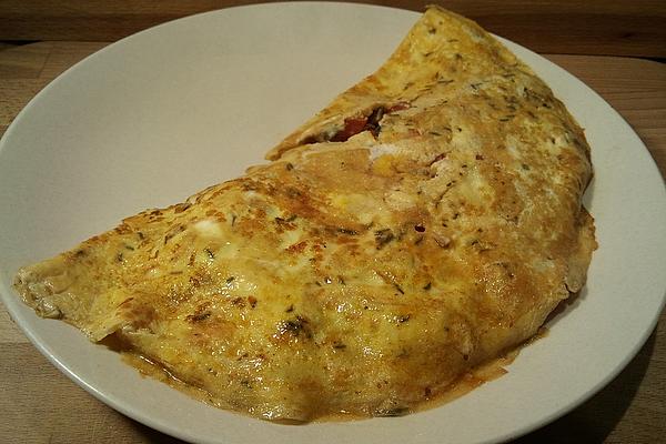 Tomato and Mushroom Omelette