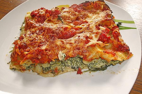 Tomato and Spinach Lasagna