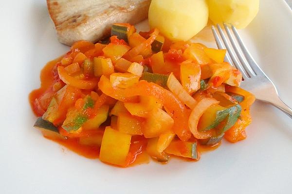 Tomato and Zucchini Vegetables