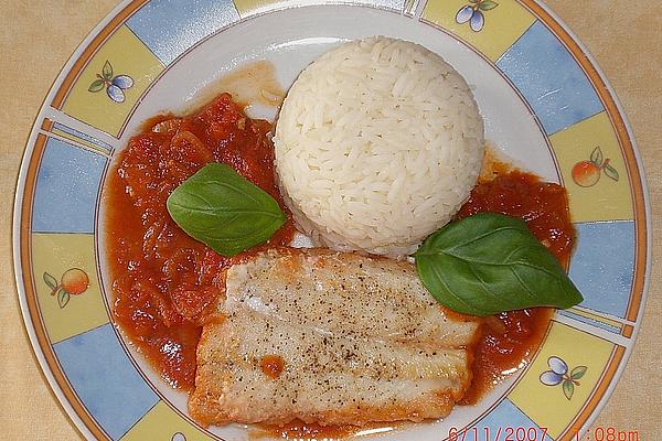 Tomato – Balsamic Fish Out Of Oven