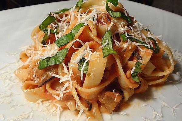 Tomato Cream Sauce with Eggplant for Pasta