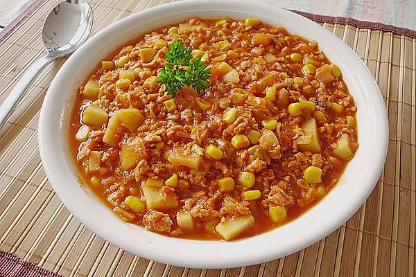 Tomato Minced Meat Soup