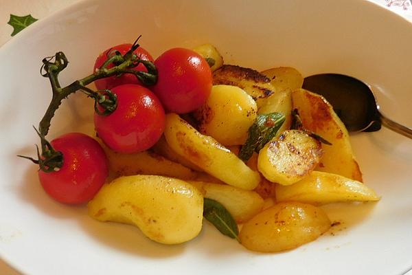 Tomato Potatoes with Lemon Butter and Sage