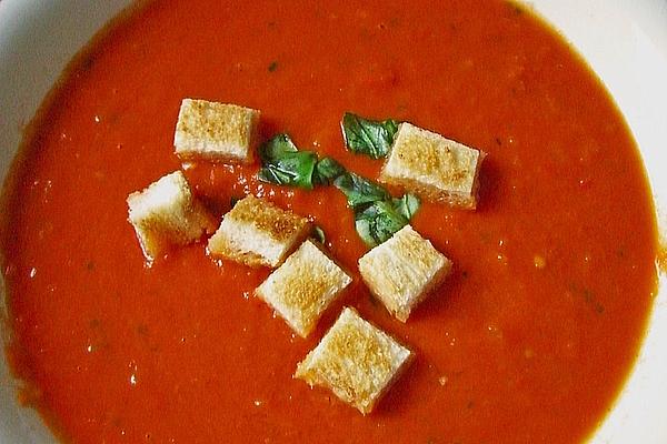 Tomato Soup with Basil