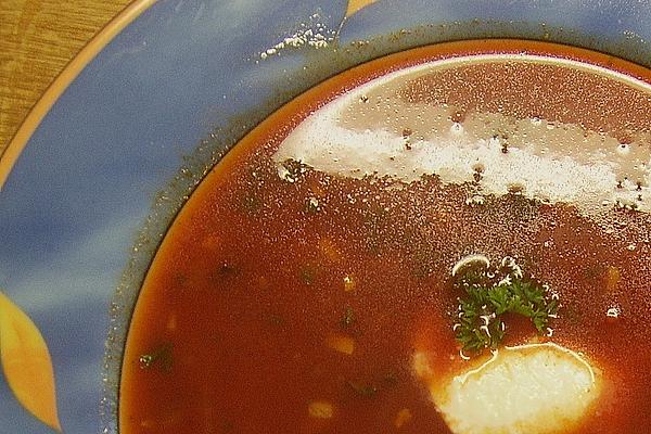 Tomato Soup with Honey