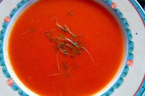 Tomato Soup with Orange Juice