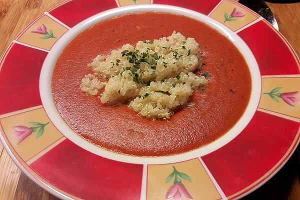 Tomato Soup with Quinoa