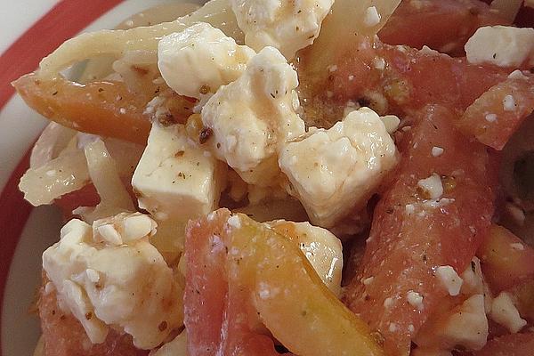 Tomatoes – Sheep Cheese – Salad À La Frenzy