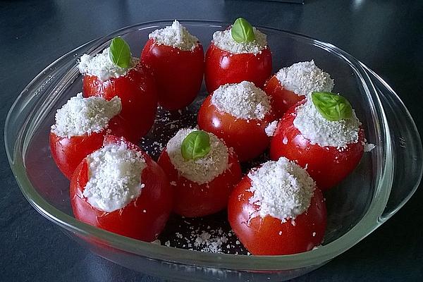 Tomatoes with Basil Filling