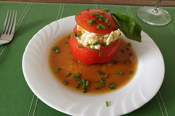 Tomatoes with Mozzarella Tartare