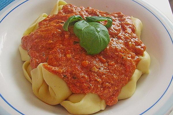 Tortellini with Ricotta and Basil