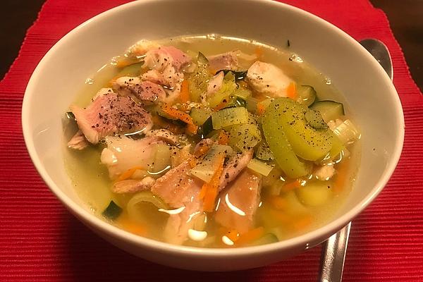 Trout and Vegetable Soup